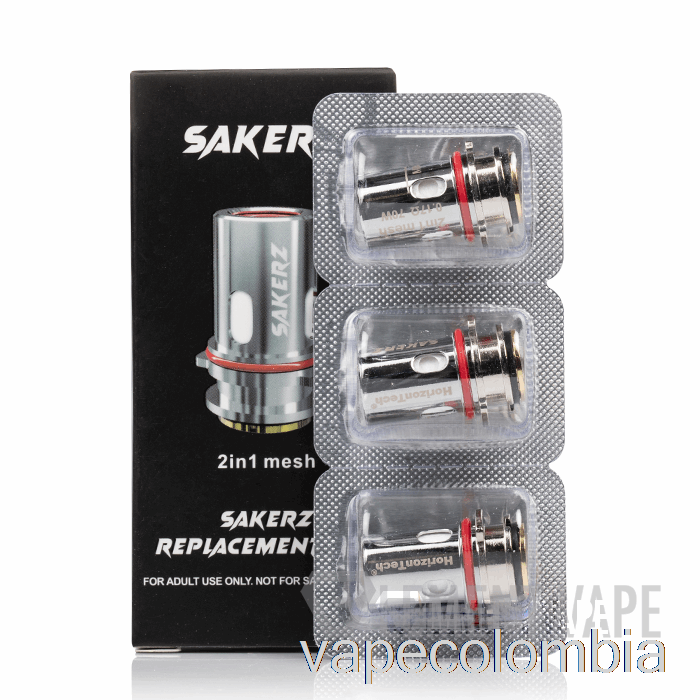 Kit Vape Completo Horizonte Sakerz Resistencias De Repuesto 0.17ohm Resistencias De Malla 2 En 1